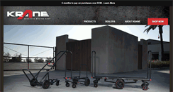 Desktop Screenshot of kranecarts.com